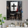 thumbnail image 4 of Qisvanset 12x16 Inch Jesus Friend Quote Canvas Wall Art, Handwritten Font Trendy Bible Art Dorm Room Decor, 4 of 8