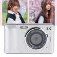 thumbnail image 1 of Cámara Digital 4K, Cámara Compacta De Enfoque Automático De 64MP, Zoom De 18x, Pantalla De 2.8 Pulgadas, Fotografía Ideal Presente Para Navidad, Cumpleaños, Graduaciones,, 1 of 7