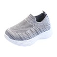 thumbnail image 2 of Girl School Shoes, Kids Shoes, Kids Sneakers, Basketball Shoes, Shoes for Kids, Baby Toddler Walking Socks Non-Slip Breathable Unisex Casual Sneakers, Gray US-4Y/EU-33, 2 of 9