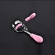 thumbnail image 5 of Rizador de pestañas de acero inoxidable con cepillo, rímel, mufla, accesorio para pestañas postizas, la mejor herramienta profesional para rizos de pestañas, mango rosa, corazón rosa oso de fresa  Electrónica, 5 of 6