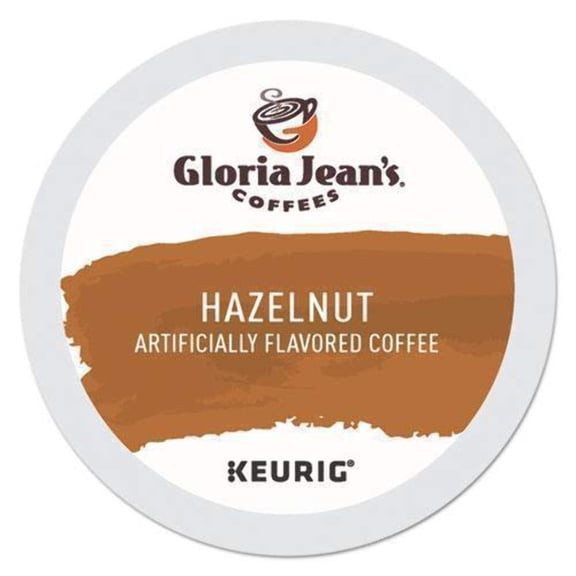 Gloria Jean,S Hazelnut Medium Roast Coffee Blend, 18 Count K-Cups For Keurig Brewers (Pack Of 2)