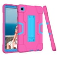 thumbnail image 5 of Dteck Case for Samsung Galaxy Tab A7 Lite 8.7-inch SM-T220 T225 (2021 Released),Shockproof Armor Rubber Case Kickstand Hybrid 3-Layer Protection Hard Cover without Screen Protector,Rose+Blue, 5 of 7
