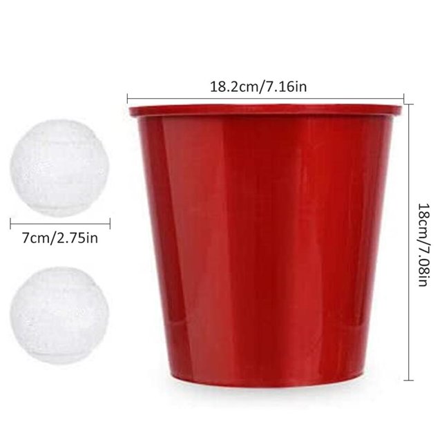 stanreset Giant Bucket Pong Game Set for Indoor Outdoor Beach Camping Tailgating Lawn Backyard