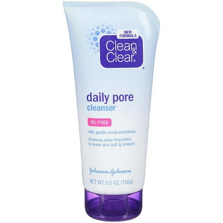 CLEAN & CLEAR Daily Pore Cleanser Oil-Free 5.50 oz (Pack of 6)