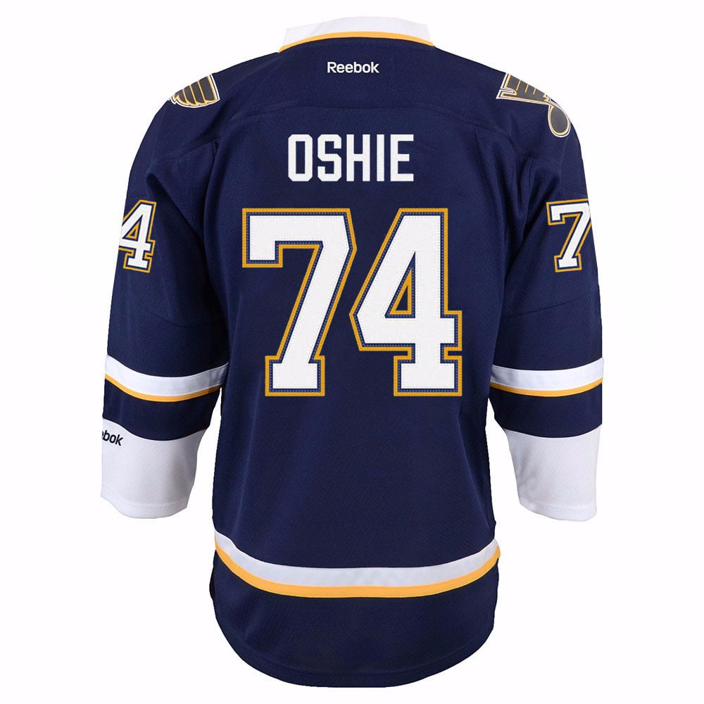 T.J Oshie St. Louis Blues NHL Reebok Youth Navy Blue Official Replica Alternate 3rd Jersey ...