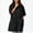 Black, variant on Raincoats for Women with Hood Half Sleeve Lightweight Water Resistant Windbreaker Zip Up Long Rain Jacket with Pockets for Summer Commuting Travel Active Packable Outerwear