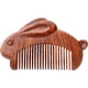 thumbnail image 1 of ColoMX Peine de madera para el cabello, peine de madera portátil, peine antiestático, peine de sándalo Natural, 1 of 7