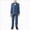 Blue, variant on WXFAZCVU Boys Formal Suits 5 Piece Kids Jacket Pants Set with Dress Shirt and Tie for Wedding Prom Size 9-10 Years
