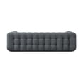thumbnail image 5 of Marsi Luxry Modern Chesterfield Gray French Boucle Fabric Couch, 5 of 6