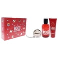 thumbnail image 3 of Dsquared2 3.4oz EDT Spray 3.4oz Gel perfumado para baño y ducha Monedero redondo plateado 3 Pc Gift Set, 3 of 5