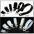 thumbnail image 4 of Kable Kontrol - Nylon Plastic Cable Clamps - 1/4" Diameter - 100 pcs - Natural White, 4 of 5
