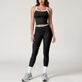 thumbnail image 2 of GFSDOI Womens Workout Sets Two Piece Cross Back Tank Top Matching High Waist Leggings Sets Gym Outfits Work Out Clothes, 2 of 9