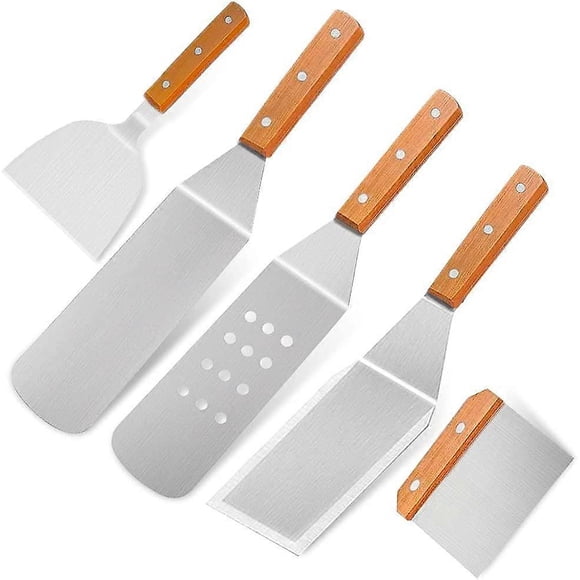 Kit BBQ Portable en Acier Inoxydable Accessoires BBQ Outils Ustensiles, pour Hommes