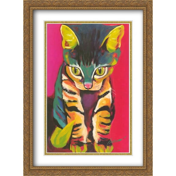 Squirt 2x Matted 22x28 Large Gold Ornate Framed Art Print by Ron Burns
