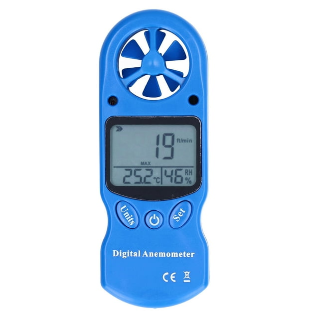 Medidor de viento, Anemómetro Digital Sensible a la Alta Precisión para la construcción para windsurfing