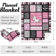 thumbnail image 2 of Graduation Gifts 2024 Blanket 60"x50", Graduation Gift, 2024 College Graduation Gifts for Women, Class of 2024 Graduation Gifts Ideas, High School/Masters Degree Graduation Gifts for Her, 2 of 5