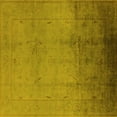 thumbnail image 1 of Ahgly Company Indoor Square Oriental Yellow Traditional Area Rugs, 7' Square, 1 of 4