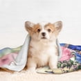 thumbnail image 4 of Yiaed Butterfly And Flowers Print Dog Blankets-Cat Blanket Washable for Couch Protection,Puppy Blanket, Soft Plush Reversible Throw Furniture Protector-Small, 4 of 8