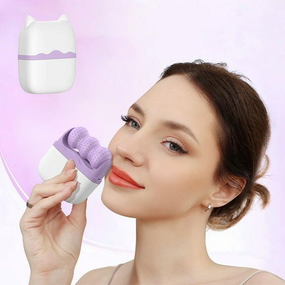 Ice Roller For Face & Eye Puffiness Relief, Dual Head Ice Roller 2-In-1 Ice Facial Beauty Device, Ice Roller For Face And Eyes - Facial Skin Care Tools With 2 In 1 Roller And Travel Women