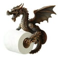 thumbnail image 2 of Dserhfy Dragon Tissue Roll Dispenser Decorative Toilet Roll Holder Wall Mounted Paper Holder for Bathroom And Kitchen Dragon Lovers Gift, 2 of 8