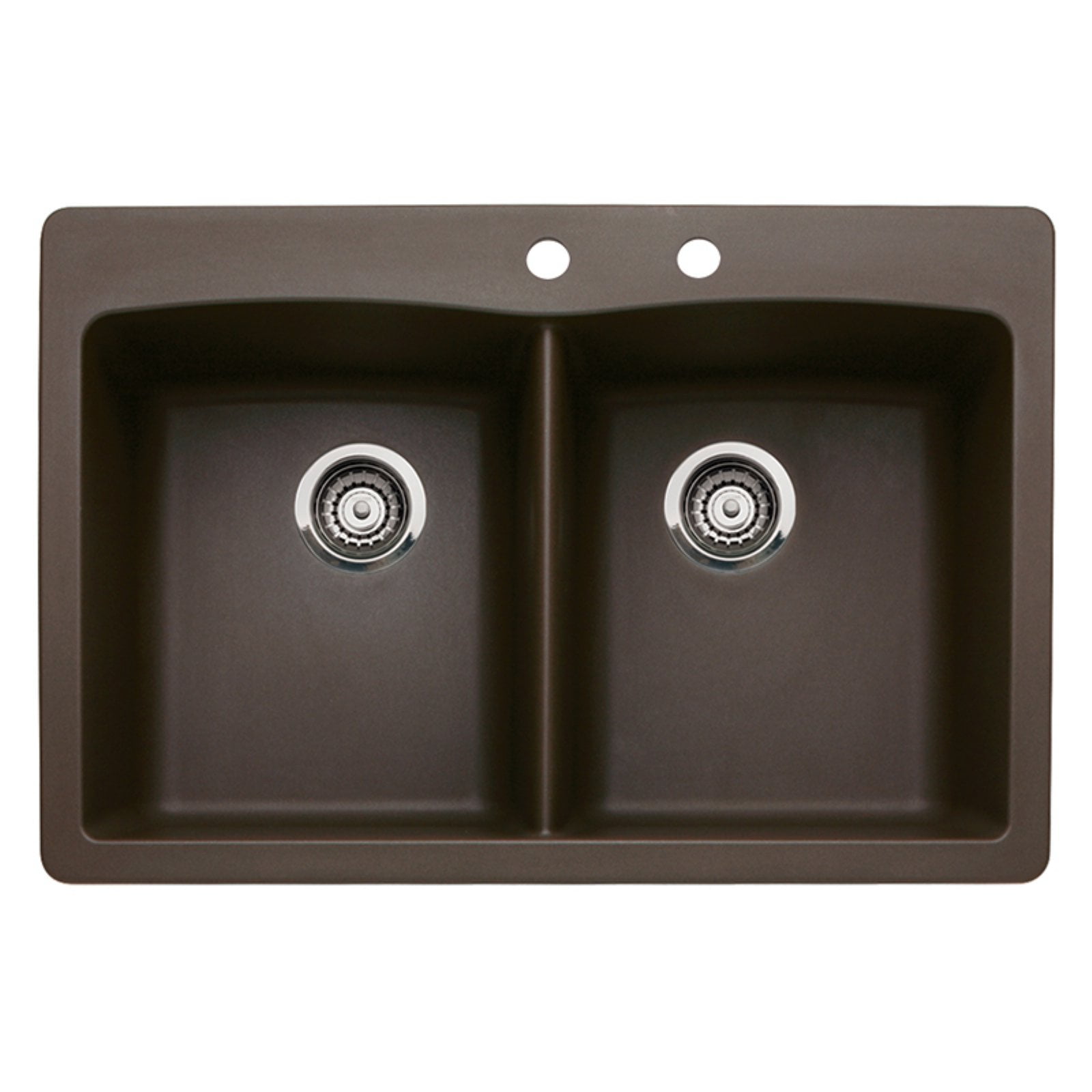 Blanco 441285 3 Diamond 22 X 33 Double Basin Granite Drop In Or Undermount Hole Residential Kitchen Sink Available Various Colors