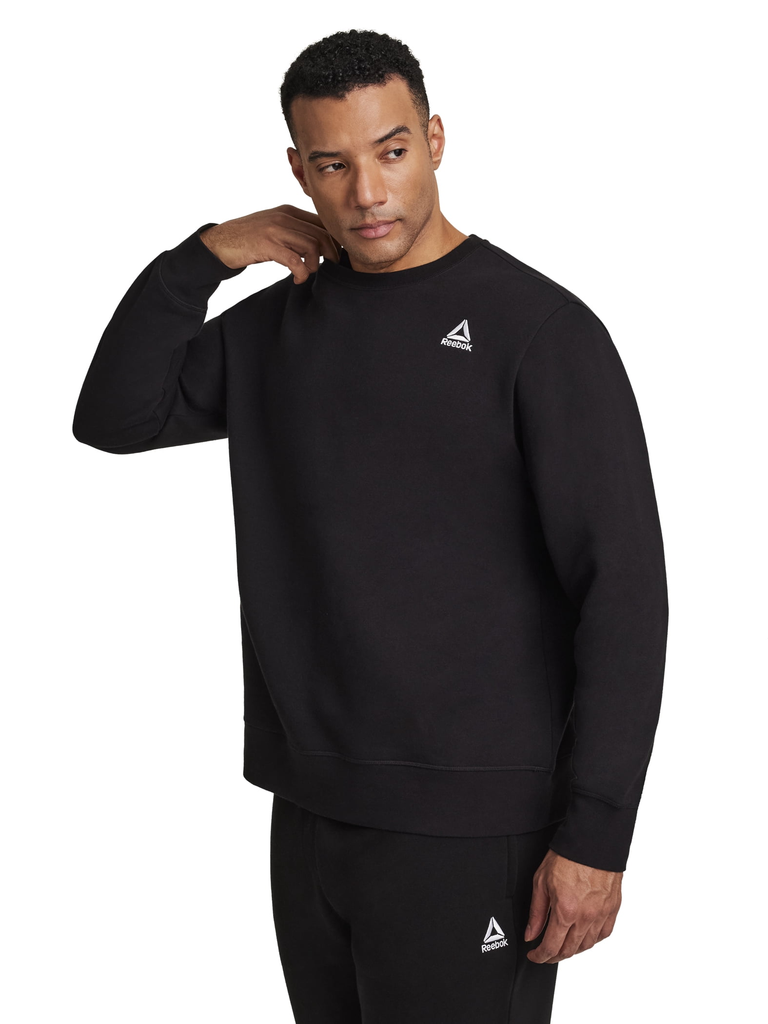 Reebok Men's and Big Men's Game Day Fleece Crewneck Sweatshirt, Sizes XS-5XL