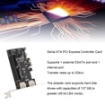 thumbnail image 4 of Adapter Serial ATA PCI Express Controller Adapter Card 2 Port PCIe to Serial ATA ESATA IDE Controller Adapter Card Support ATA Hard Drives 3Gbs Speed, 4 of 7