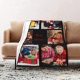 thumbnail image 3 of Personalised Blanket, Custom Blanket with Photos Text.Custom Blanket with 1-11 Photo Collages.Father, Mom, Lover, Kids, Friends, Birthday, Christmas - Personalised Gifts for Women Men,75x100cm, 3 of 5