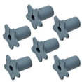 thumbnail image 1 of 6 PCS Starlink Wall Grommets Kit 5/8" Silicone Wall Bushing-Waterproof Drywall Tv Cord Pass Through Split Rubber Cable Grommet for Starlink Dishy Ethernet Cables Router (Grey 1-1/16" Height) Grey, 1 of 8