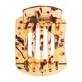 thumbnail image 4 of Unique Bargains 1 Pc Cute Heart-Shaped Hollow Hair Clips Hairdo Clip Light Brown, 4 of 5