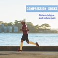 thumbnail image 4 of 4 Pairs Copper Compression Socks for Women & Men Circulation 15-20 mmHg,Best Support for Nurses Running, 4 of 5