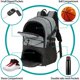 thumbnail image 5 of Mochila de viaje para computadora, diseño con colchón de aire, compartimento para zapatos, estilo deportivo, para estudiantes, caja fuerte para laptop, equipo portátil Blahzhy, 5 of 9