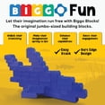 thumbnail image 3 of BiggoBlocks Jumbo Blue Building Blocks Set, 48 Pieces, for Kids Ages 3-8, Indoor and Outdoor Play, 3 of 9