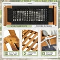 thumbnail image 6 of Homall 6-Seat Patio Conversation Set Acacia Wood Outdoor Furniture Set, White, 6 of 7