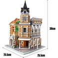 thumbnail image 6 of Corner Flower Shop and Caf&eacute; Building Blocks Set | General Jim's Toys & Bricks | GJ-CFSC, 6 of 7