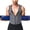 Gray, variant on Pukitry Sauna Vest for Men Waist Trainer Vest with Zipper Workout Sauna Suit with Adjustable Waist Trimmer Belt