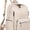 Beige, variant on Sunyuer Daily Use Backpack Purse for Women PU Leather Travel Back Pack Fashion Multipurpose Design Shoulder Bags Handbag