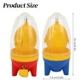 thumbnail image 3 of Golden Egg Egg Shaker Portable Manual Blue - Egg Mixer Portable Silicone Egg Yolk Mixer Manual Egg Pulling Device Egg Yolk and White Mixer Kitchen Small Tools （1Pc）, 3 of 9