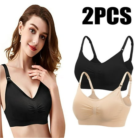 

2/4/6/8/10Pieces Ladies Nursing Bra Breastfeeding Mom Breast Pumping Bra Seamless Nursing Bra Nursing Underwireless Underwear