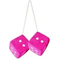 thumbnail image 1 of Dsscvnef Car Colorful Plush Dice Automobiles Rear View Mirror Charms Hanging Decor, 1 of 8