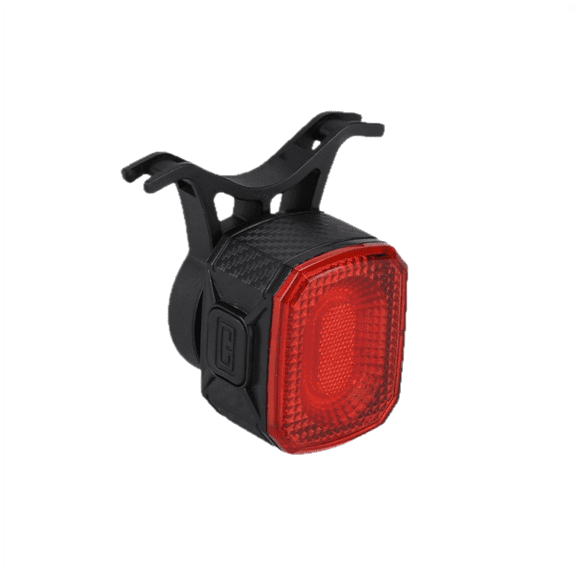 Syltano Smart Bike Brake Tail Light, Auto Sensing Rear Light with Dual Mount for Seatpost and Saddle, USB Rechargeable LED Warning Light for Road Bikes, Mountain Bikes, and Night Cycling
