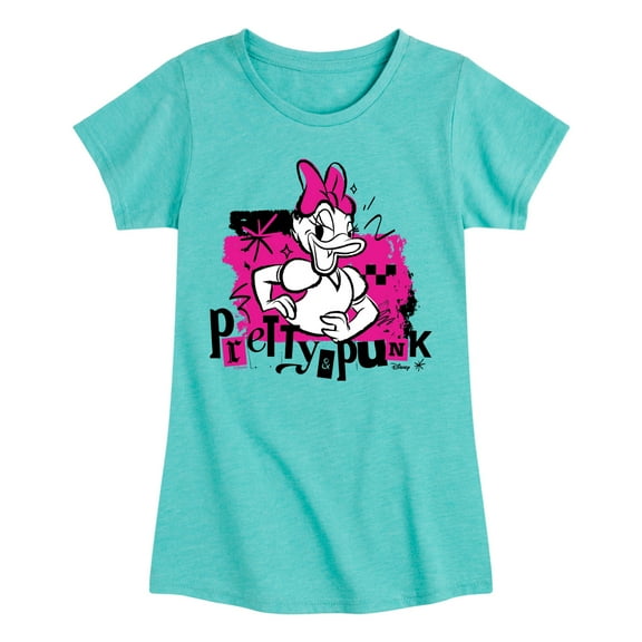 Disney - Pretty And Punk - Toddler & Youth Girls Short Sleeve Graphic T-Shirt