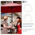 thumbnail image 2 of Miangastore 2Pcs Outdoor Universal Fixation Rings Durable Silicone Umbrella Covers, 2 of 9