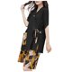 thumbnail image 2 of Puntoco Mujer Casual Suelto V-Cuello Manga Corta Pantalones Cortos Sudor Traje De Vapor Blusa Y Pantalones Cortos Conjuntos Liquidación Puntoco Puntoco-4339, 2 of 6