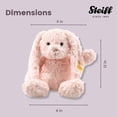 thumbnail image 4 of Peluche de conejo rosa Toy Steiff de 30 cm con orejas flojas, 4 of 4