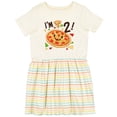 thumbnail image 3 of Inktastic Im Two Pizza Birthday Party Girls Toddler Dress, 3 of 5