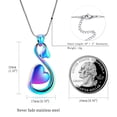 thumbnail image 4 of Swan Pendent for Ashes and Chain Memorial Cremation Jewelry for Ashes Urn Necklace Lockets for Ashes of Loved One, 4 of 6