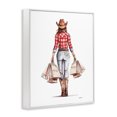 thumbnail image 3 of Stupell Industries Glam Country Cowgirl Shopping White Framed Giclee Art, 24 x 30, by Amanda Greenwood, 3 of 8