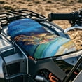 thumbnail image 4 of Renewold Waterproof ATV Seat Cover 25.2x10 Inch, Anti-slip Tear-Resistant Four Wheeler Seat Cover ATV Accessories Universal Fit for Honda/Yamaha/Polaris/Kawasaki, Sea Turtle Wood Grain, 4 of 7