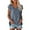 Grey Shirts, variant on CAIVO Women's Shirts Solid Color Short Sleeve Oversized Casual V-Neck Fashion Tops Summer Blouse Fashionable Back To School Dailywear
